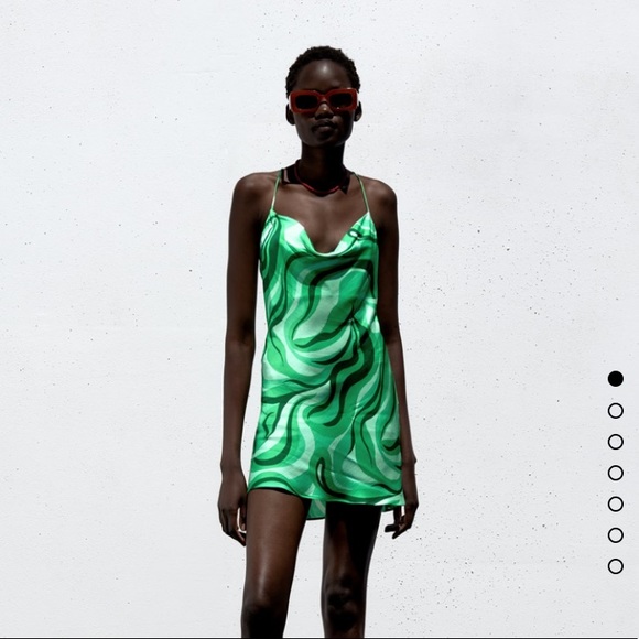 Zara Flowy Mini Dress - Picture 9 of 10